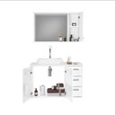 Ver imagem 3 de Gabinete para Banheiro com Cuba e Espelho Incluso Turin 80 - Avelato / Branco