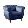 Poltrona Realeza Chesterfield Cadeira Vintage Decoração Retrô - 2