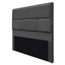 Ver imagem 4 de Cabeceira Queen Brick P02 160 cm para cama Box Linho - Doce Sonho Móveis CABECEIRA QUEEN CABECEIRA E