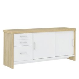 Conjunto Tamburato Mesa 1600 Gaveteiro Balcão 2 Portas Armário com Nicho e Balcão com Gavetas - 16