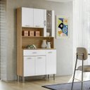Ver imagem 1 de Armário Cozinha Compacta Golden Freijó/supremo 6 Portas e 1 Gaveta - Kits Paraná