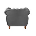 Ver imagem 5 de Poltrona Realeza Chesterfield Cadeira Vintage Decoração Retrô