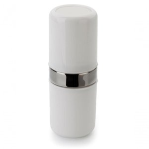 Porta Escovas de Dente com Tampa Banheiro Lavabo Branco Casa