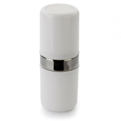 Porta Escovas de Dente com Tampa Banheiro Lavabo Branco Casa