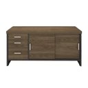 Ver imagem 5 de Conjunto Tamburato Mesa 1600 Gaveteiro Balcão 2 Portas Armário com Nicho e Balcão com Gavetas