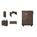 Ver imagem 2 de Conjunto Tamburato Mesa 1600 Gaveteiro Balcão 2 Portas Armário com Nicho e Balcão com Gavetas