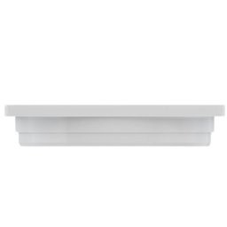 Porta Grelha Quadrada para Caixa Ralo Pvc Branco Áreas Banheiros Cozinhas de 15x15 Cm Dn 150mm - 2
