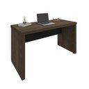 Ver imagem 5 de Conjunto 4 Peças com Mesa para Escritório Diretor em L, Armário Multiuso Alto, Baixo e Balcão com Charuto Preto Artany