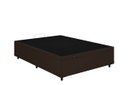 Ver imagem 4 de Cama Box Bau Casal Marrom Colchão Fit D45 Espuma 138x188 - Ortobom
