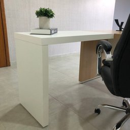 Kit 4 Peças com Mesa para Escritório Diretor em L, Armário Multiuso Alto, Armário Baixo e Balcão com Gavetas - 14