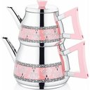 Ver imagem 1 de Chaleira & Bule de Chá Turco Elite Aço Inoxidável Rosa / BLGDNE66