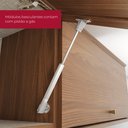 Ver mais imagens de Cozinha Compacta 4 Peças com Balcão Pia Yasmin Espresso Móveis