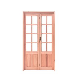 Kit Porta Camarão Quadriculada em Eucalipto e Abertura Direita, 213cm X 84cm X 12cm - 3