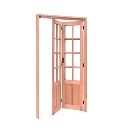 Kit Porta Camarão Quadriculada em Eucalipto e Abertura Direita, 213cm X 84cm X 12cm - 2