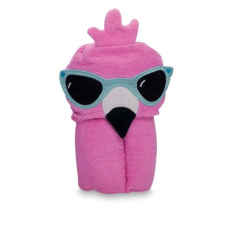 Toalha de Banho Infantil Funny Flamingo - Camesa Pink
