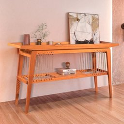 Aparador Cordal - Madeira Maciça 1,60m com Aplicações em Corda - Távoli Decor - 2