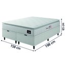Ver imagem 5 de Cama Box Baú Queen Colchão Espuma D33 Pillow Top Van Gogh 158x198x65cm Hellen