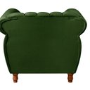 Ver imagem 5 de Poltrona Realeza Chesterfield Cadeira Vintage Decoração Retrô Verde