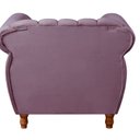 Ver imagem 5 de Poltrona Realeza Chesterfield Cadeira Vintage Decoração Retrô Roxo