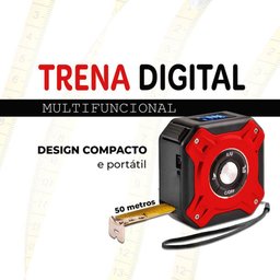 Trena Laser Digital Exbom Multifuncional 50m Vermelho - 2