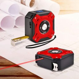 Trena Laser Digital Exbom Multifuncional 50m Vermelho - 5