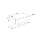Ver imagem 3 de Kit com 4 Conjuntos para Banheiro Gabinete com Cuba F44 e Prateleira 605W Metrópole Branco/Chess