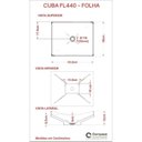 Ver imagem 6 de Kit com 4 Conjuntos para Banheiro Gabinete com Cuba F44 e Prateleira 605W Metrópole Branco/Chess