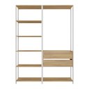 Ver imagem 4 de Estante Livreiro Modular 135cm 2 Peças com 2 Gavetas Multimóveis Mp6029