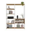Ver imagem 3 de Estante Livreiro Modular 135cm 2 Peças com 2 Gavetas Multimóveis Mp6029