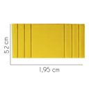 Ver imagem 2 de Painel Estofada Grécia 195CM King Courino Amarelo - D A DECOR