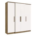 Ver imagem 1 de Guarda-roupas Casal 4 Portas 2 Gavetas 100% Mdf Miami