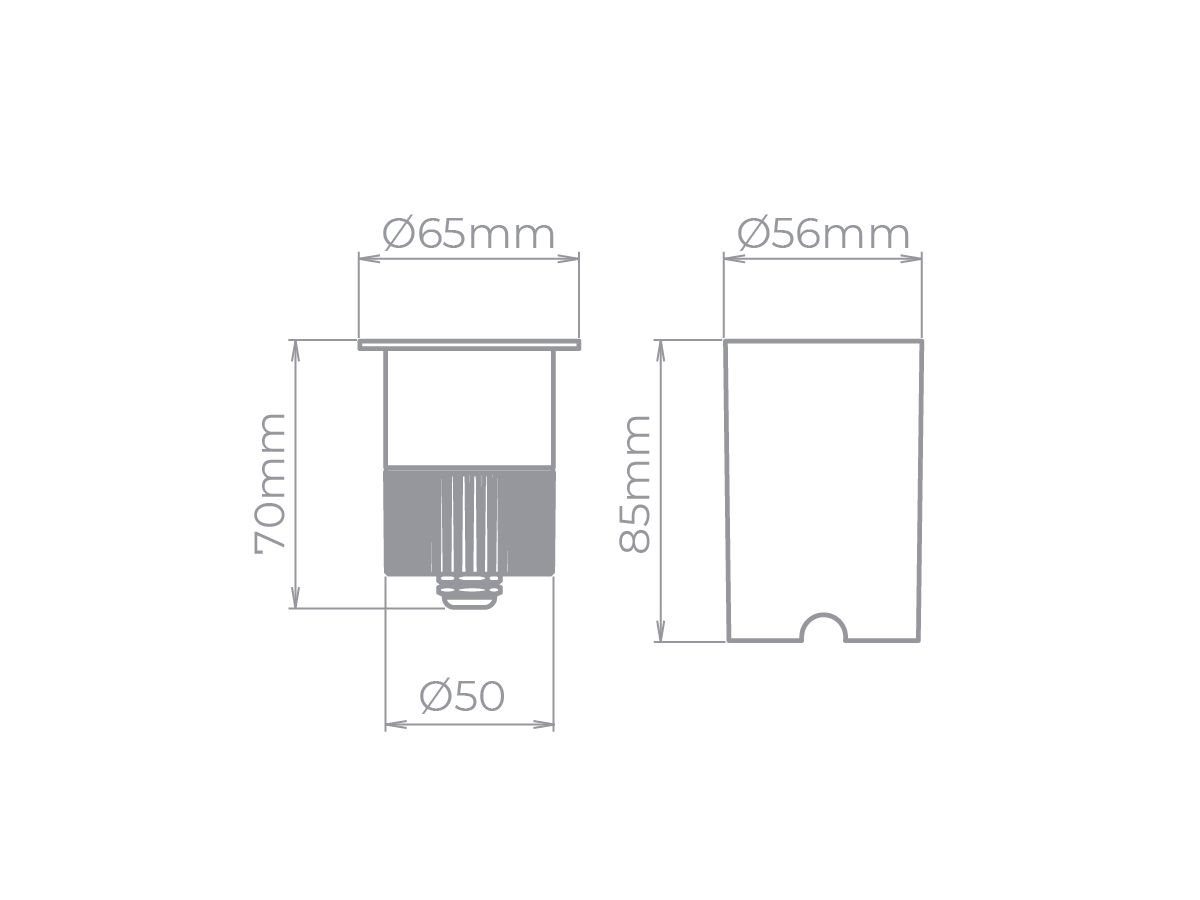 Embutido de Solo Focco 5W 12° 3000K Branco Quente - Stella -STH8716/30 - 4