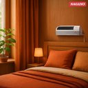 Ver imagem 2 de Aquecedor de Parede Elétrico 2 em 1 com Timer 2000w