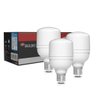 Kit 3 Lâmpada Led Bulbo Alta Potência 20W Bivolt E27 6500K - 1