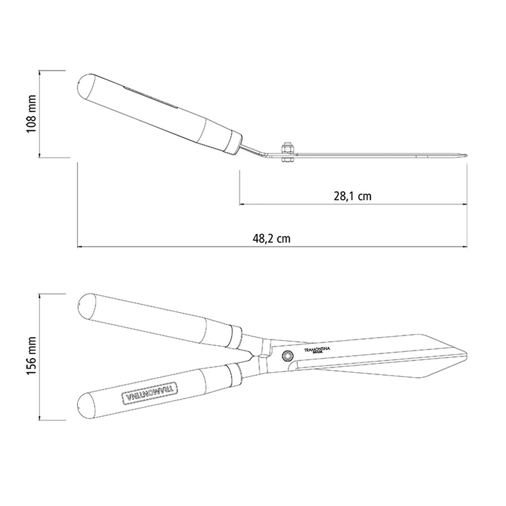 Tesoura para Cerca Viva/grama Tramontina 78331/125 - 7