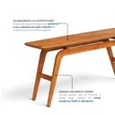 Ver imagem 5 de Aparador para Sala Design Moderno 160cm em Madeira Maciça Mel Jamba