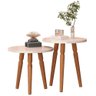 Conjunto Mesas Auxiliar Altamura Off White - 2
