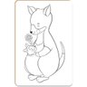 Brinquedo para Colorir Kit Pintura Mamae e Bebe - 4