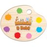 Brinquedo para Colorir Kit Pintura Mamae e Bebe - 7