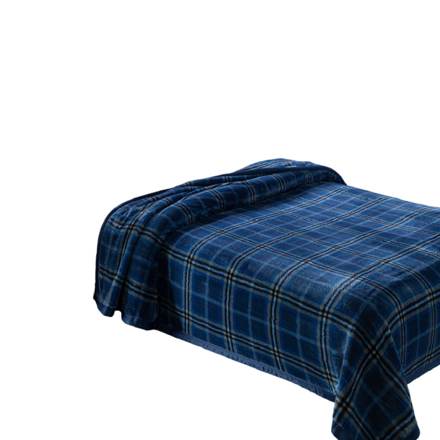 Cobertor Dyuri Plus com Cinta Tartan 180 Cm X 220 Cm - 1