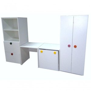 Armário Infantil Montessoriano Rubi Mdf Guardaroupa Infantil