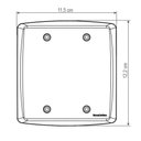 Ver imagem 2 de Placa 6 Postos 4x4 Tramontina Lux² Branca Tramontina