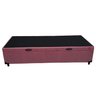 Cama Box Baú Solteiro Suede Rosé - 2