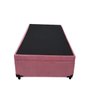Cama Box Baú Solteiro Suede Rosé - 1