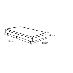 Cama Box Baú Solteiro Suede Rosé - 5
