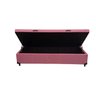 Cama Box Baú Solteiro Suede Rosé - 4