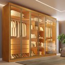 Ver imagem 1 de Guarda Roupa Madri 6 Portas Reflectas 6 Gavetas 100 MDF - Mademarcs