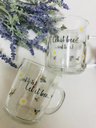 Ver imagem 2 de Kit Conjunto com 2 Canecas de Vidro Abelhinhas 225ml