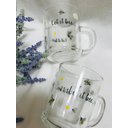 Ver imagem 4 de Kit Conjunto com 2 Canecas de Vidro Abelhinhas 225ml