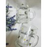 Kit Conjunto com 2 Canecas de Vidro Abelhinhas 225ml - 4